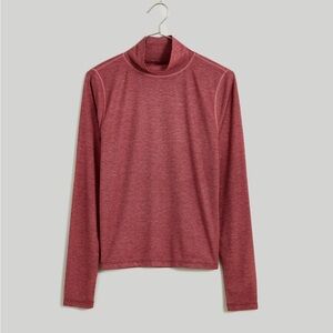 Madewell Semi-Sheer Mockneck Tee